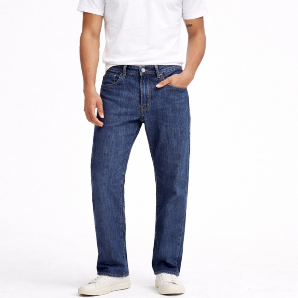 Buffalo David Bitton Faded Dark Wash "Driven-X" Basic Lowrise Straight (34/32)